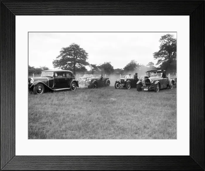 Framed Print : Cars taking part in the Bugatti Owners Club gymkhana, 5 July 1931. Artist: Bill Brunell Framed Print : Cars taking part in the Bugatti Owners Club gymkhana, 5 July 1931. Artist: Bill Brunell