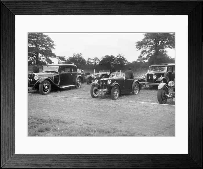 Framed Print : Cars taking part in the Bugatti Owners Club gymkhana, 5 July 1931. Artist: Bill Brunell Framed Print : Cars taking part in the Bugatti Owners Club gymkhana, 5 July 1931. Artist: Bill Brunell