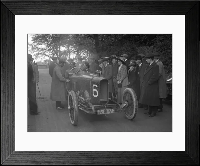 Framed Print : AJ Hancocks 3308 cc Vauxhall at the RAC Isle of Man TT race, 10 June 1914. Artist: Bill Brunell Framed Print : AJ Hancocks 3308 cc Vauxhall at the RAC Isle of Man TT race, 10 June 1914. Artist: Bill Brunell