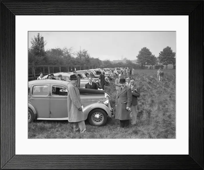 Framed Print : Standard Car Owners Club Gymkhana, 8 May 1938. Artist: Bill Brunell Framed Print : Standard Car Owners Club Gymkhana, 8 May 1938. Artist: Bill Brunell