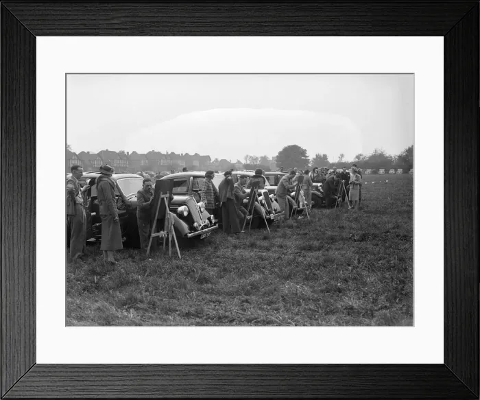 Framed Print : Standard Car Owners Club Gymkhana, 8 May 1938. Artist: Bill Brunell Framed Print : Standard Car Owners Club Gymkhana, 8 May 1938. Artist: Bill Brunell