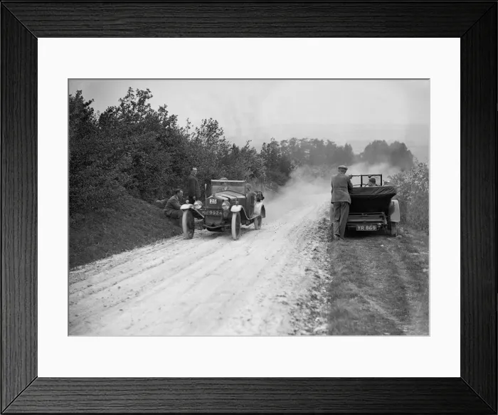 Framed Print : Frazer-Nash Boulogne taking part in the North West London Motor Club Trial, 1 June 1929 Framed Print : Frazer-Nash Boulogne taking part in the North West London Motor Club Trial, 1 June 1929