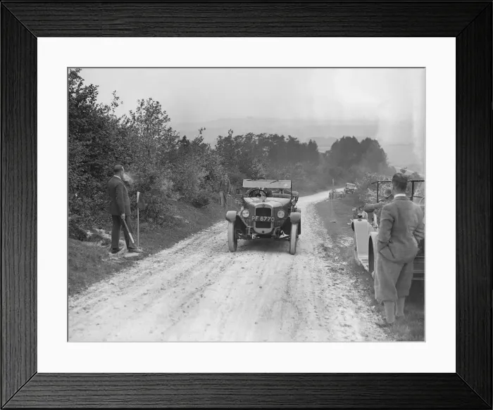 Framed Print : Austin 12 / 4 open 4-seater taking part in the North West London Motor Club Trial, 1 June 1929 Framed Print : Austin 12 / 4 open 4-seater taking part in the North West London Motor Club Trial, 1 June 1929