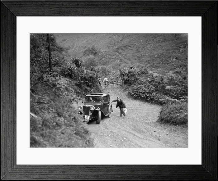 Framed Print : MG Magnette taking part in a motoring trial, late 1930s. Artist: Bill Brunell Framed Print : MG Magnette taking part in a motoring trial, late 1930s. Artist: Bill Brunell