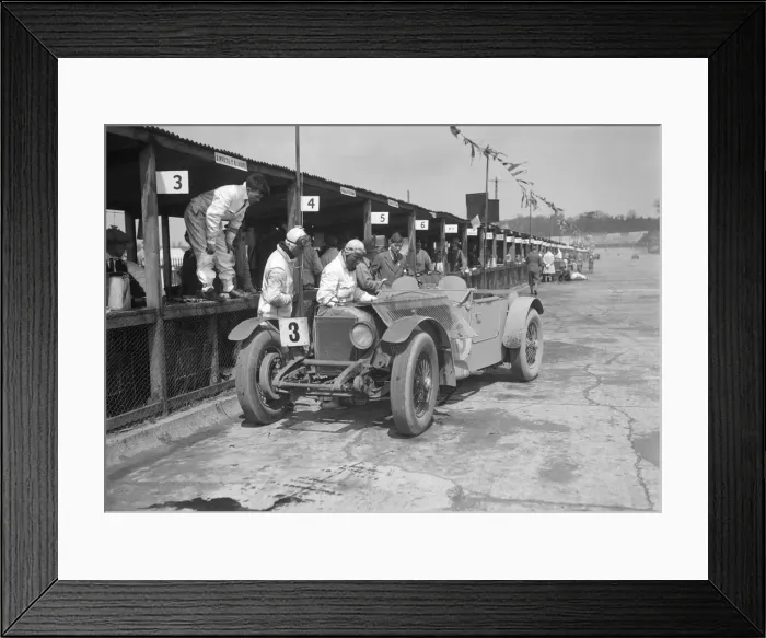 Framed Print : Invicta of FH Cairnes and George Field in the pits at the JCC Double Twelve race, Brooklands, 1931 Framed Print : Invicta of FH Cairnes and George Field in the pits at the JCC Double Twelve race, Brooklands, 1931