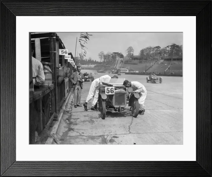 Framed Print : J Reeves and HHB Beacons Austin Ulster at the JCC Double Twelve race, Brooklands, 8 / 9 May 1931 Framed Print : J Reeves and HHB Beacons Austin Ulster at the JCC Double Twelve race, Brooklands, 8 / 9 May 1931