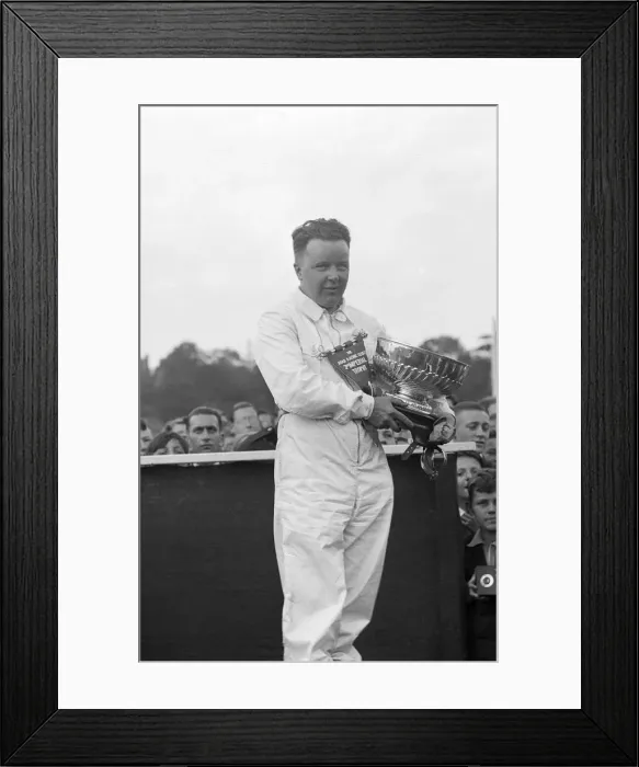 Framed Print : British racing driver Bert Hadley, winner of the Imperial Trophy race, Crystal Palace, 1939 Framed Print : British racing driver Bert Hadley, winner of the Imperial Trophy race, Crystal Palace, 1939