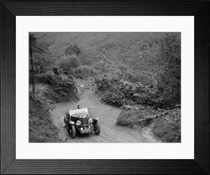 Framed Print : 1934 Triumph taking part in a motoring trial in Devon, late 1930s. Artist: Bill Brunell Framed Print : 1934 Triumph taking part in a motoring trial in Devon, late 1930s. Artist: Bill Brunell