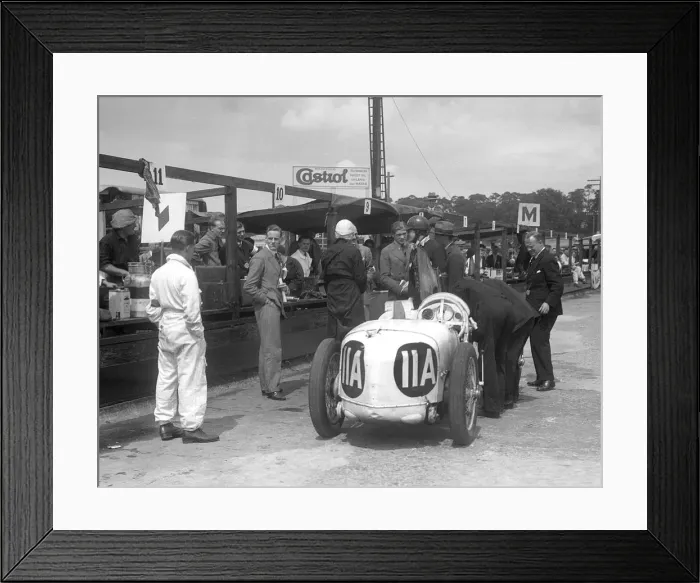 Framed Print : Frazer-Nash of Adrian Malcolm Conan-Doyle at the LCC Relay GP, Brooklands, 25 July 1931