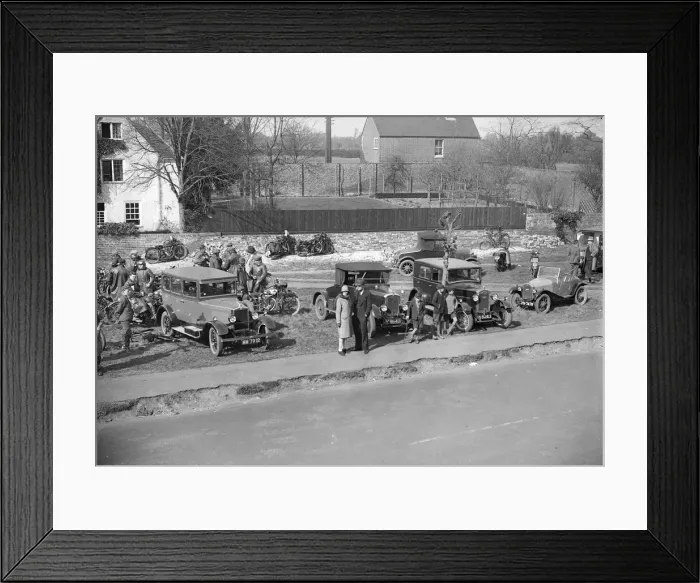 Framed Print : The Surbiton Motor Club Grand Cup, the Talbot Hotel, Ripley, Surrey, 1929. Artist: Bill Brunell Framed Print : The Surbiton Motor Club Grand Cup, the Talbot Hotel, Ripley, Surrey, 1929. Artist: Bill Brunell