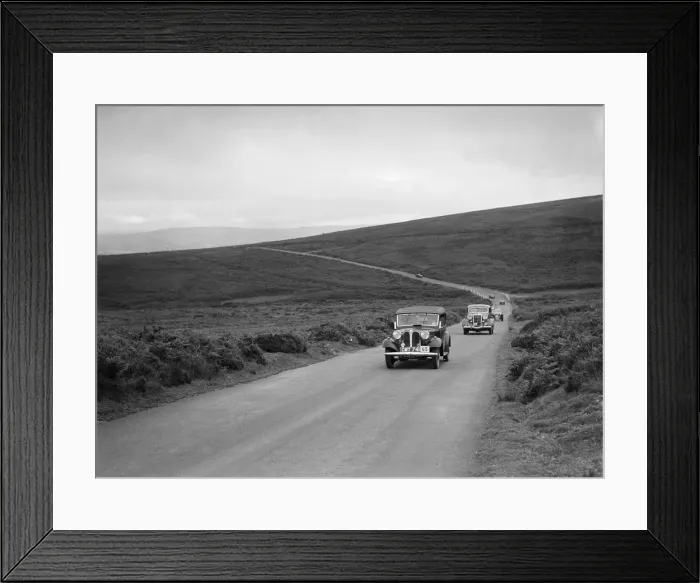 Framed Print : AS Whiddingtons Frazer-Nash BMW ahead of RE Wrights Ford V8 at the MCC Torquay Rally, July 1937 Framed Print : AS Whiddingtons Frazer-Nash BMW ahead of RE Wrights Ford V8 at the MCC Torquay Rally, July 1937