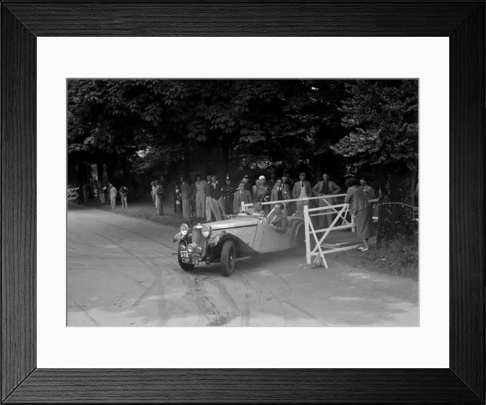 Framed Print : GL Boughtons Singer B37, winner of a premier award at the MCC Torquay Rally, July 1937 Framed Print : GL Boughtons Singer B37, winner of a premier award at the MCC Torquay Rally, July 1937