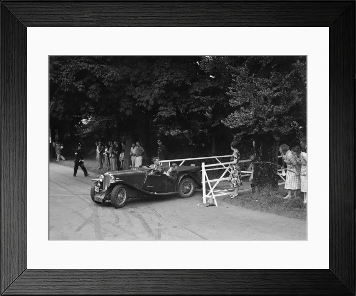 Framed Print : VM Roberts MG Magnette NA, winner of a bronze award at the MCC Torquay Rally, July 1937 Framed Print : VM Roberts MG Magnette NA, winner of a bronze award at the MCC Torquay Rally, July 1937
