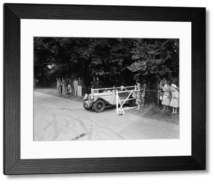 Framed Print : WC Butlers Singer B37, winner of a premier award at the MCC Torquay Rally, July 1937 Framed Print : WC Butlers Singer B37, winner of a premier award at the MCC Torquay Rally, July 1937