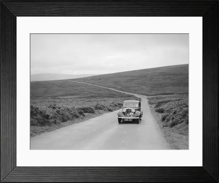 Framed Print : Talbot 10 of CRY King, winner of a bronze award at the MCC Torquay Rally, July 1937 Framed Print : Talbot 10 of CRY King, winner of a bronze award at the MCC Torquay Rally, July 1937