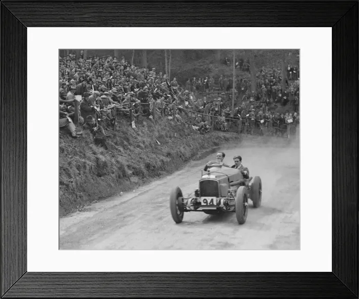 Framed Print : Vauxhall 30 / 98 competing in the Shelsley Walsh Amateur Hillclimb, Worcestershire, 1929 Framed Print : Vauxhall 30 / 98 competing in the Shelsley Walsh Amateur Hillclimb, Worcestershire, 1929