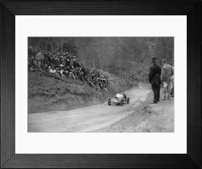 Framed Print : Bugatti Type 37 competing in the Shelsley Walsh Amateur Hillclimb, Worcestershire, 1929 Framed Print : Bugatti Type 37 competing in the Shelsley Walsh Amateur Hillclimb, Worcestershire, 1929
