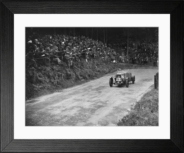 Framed Print : Lea-Francis Hyper competing in the Shelsley Walsh Amateur Hillclimb, Worcestershire, 1929 Framed Print : Lea-Francis Hyper competing in the Shelsley Walsh Amateur Hillclimb, Worcestershire, 1929