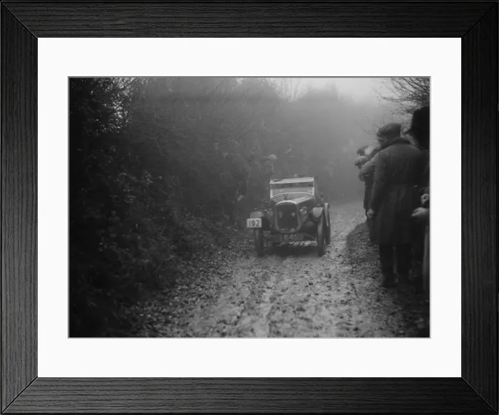 Framed Print : Austin 7 of HC Jacobs competing in the MCC Exeter Trial, Meerhay, Dorset, 1930. Artist Framed Print : Austin 7 of HC Jacobs competing in the MCC Exeter Trial, Meerhay, Dorset, 1930. Artist