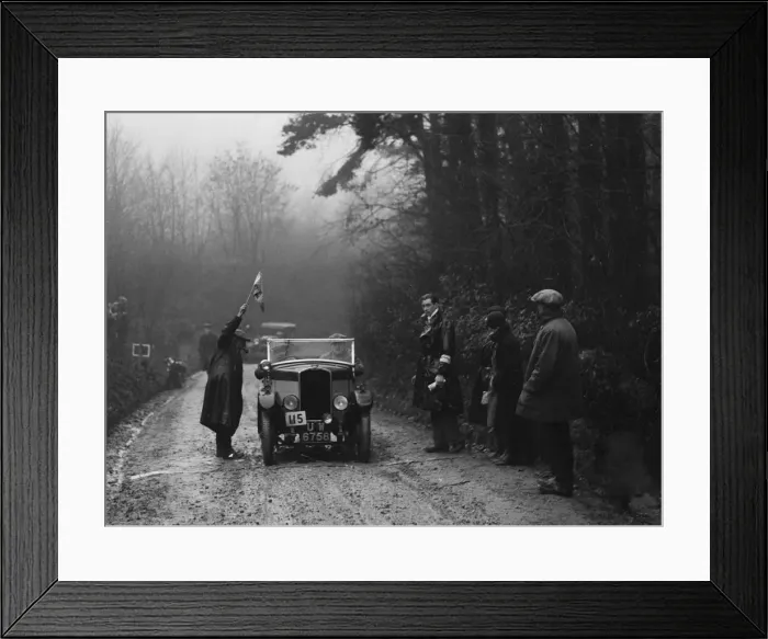 Framed Print : Triumph of J Wallis competing in the MCC Exeter Trial, 1930. Artist: Bill Brunell Framed Print : Triumph of J Wallis competing in the MCC Exeter Trial, 1930. Artist: Bill Brunell