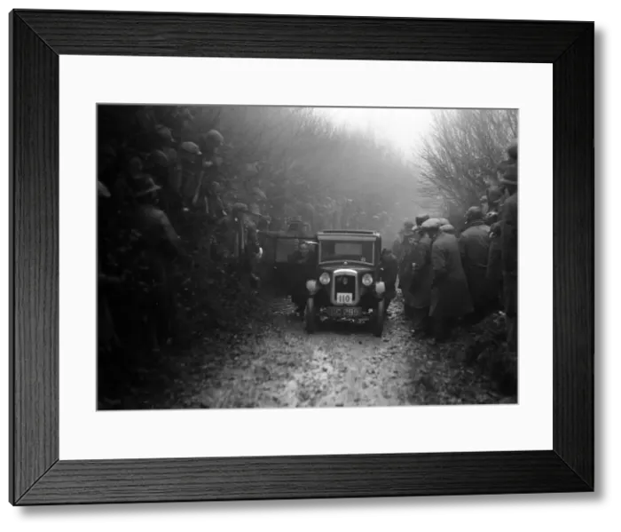 Framed Print : Austin top hat saloon of EC Smyth competing in the MCC Exeter Trial, Meerhay, Dorset, 1930 Framed Print : Austin top hat saloon of EC Smyth competing in the MCC Exeter Trial, Meerhay, Dorset, 1930