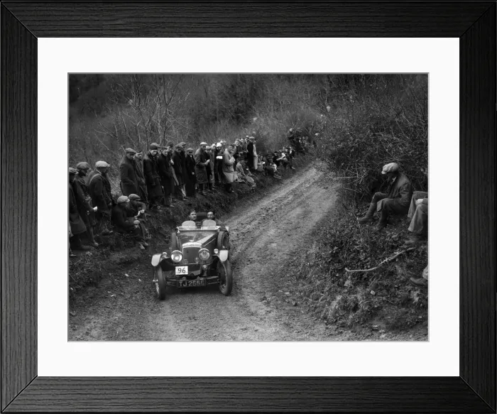 Framed Print : Blackburne-engined Frazer-Nash TT replica of J Tweedale competing in the MCC Lands End Trial, 1935 Framed Print : Blackburne-engined Frazer-Nash TT replica of J Tweedale competing in the MCC Lands End Trial, 1935
