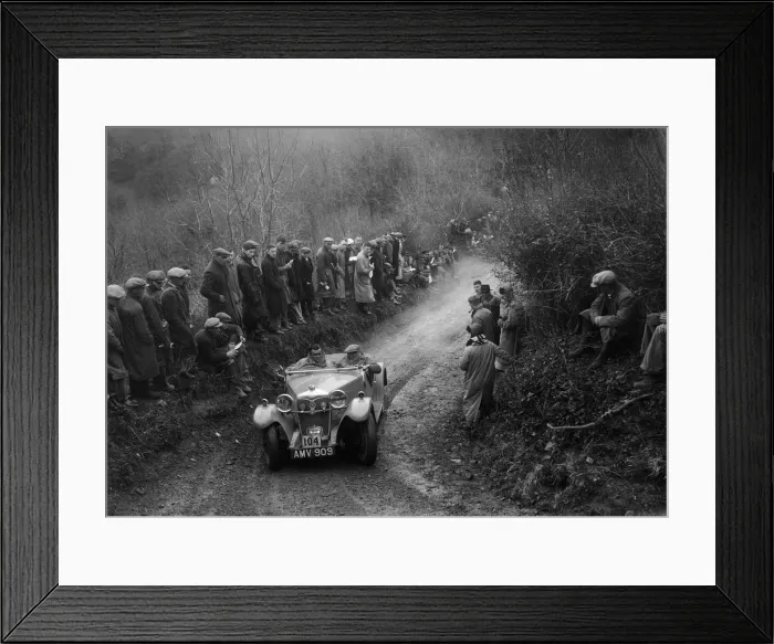 Framed Print : Riley Lynx open 4-seater of VNG Seeney competing in the MCC Lands End Trial, 1935 Framed Print : Riley Lynx open 4-seater of VNG Seeney competing in the MCC Lands End Trial, 1935