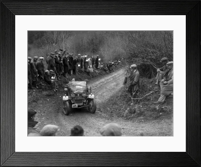 Framed Print : Frazer-Nash of JE Ackery competing in the MCC Lands End Trial, 1935. Artist: Bill Brunell Framed Print : Frazer-Nash of JE Ackery competing in the MCC Lands End Trial, 1935. Artist: Bill Brunell