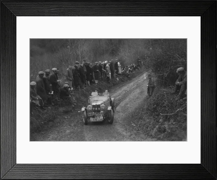 Framed Print : MG NA Magnette of N Lloyd competing in the MCC Lands End Trial, 1935. Artist: Bill Brunell Framed Print : MG NA Magnette of N Lloyd competing in the MCC Lands End Trial, 1935. Artist: Bill Brunell