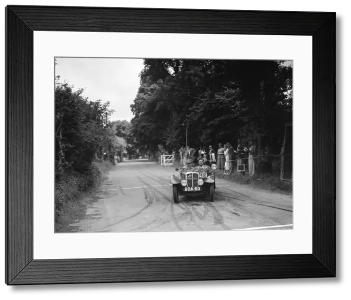 Framed Print : Austin 7 of Bert Hadley, winner of a bronze award at the MCC Torquay Rally, July 1937 Framed Print : Austin 7 of Bert Hadley, winner of a bronze award at the MCC Torquay Rally, July 1937