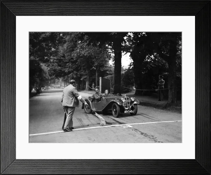 Framed Print : Austin 7 of JG Orford, winner of a premier award at the MCC Torquay Rally, July 1937 Framed Print : Austin 7 of JG Orford, winner of a premier award at the MCC Torquay Rally, July 1937