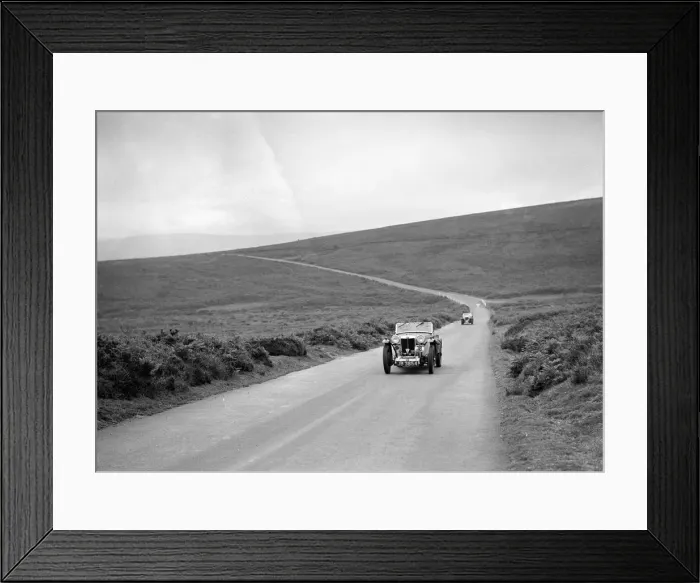 Framed Print : Cream Cracker Team MG PA of JA Bastock competing at the MCC Torquay Rally, July 1937 Framed Print : Cream Cracker Team MG PA of JA Bastock competing at the MCC Torquay Rally, July 1937