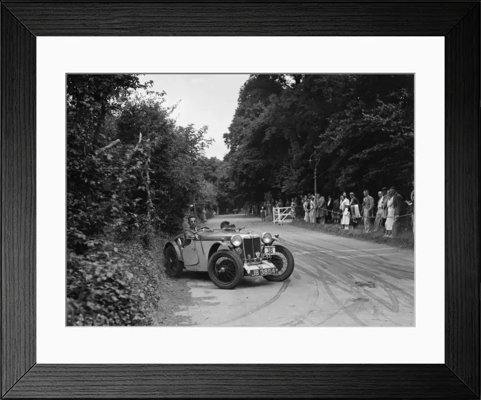 Framed Print : JA Bastocks MG PA, winner of a silver award at the MCC Torquay Rally, July 1937 Framed Print : JA Bastocks MG PA, winner of a silver award at the MCC Torquay Rally, July 1937
