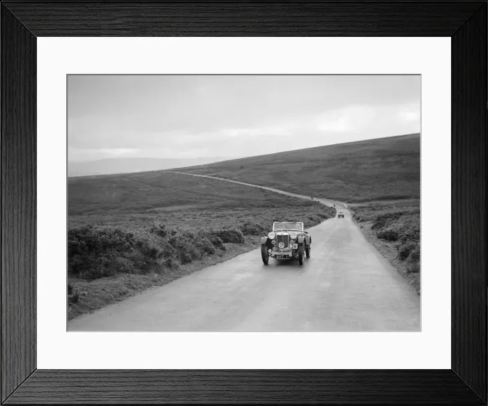 Framed Print : EH Goodenoughs MG PB competing at the MCC Torquay Rally, July 1937. Artist: Bill Brunell Framed Print : EH Goodenoughs MG PB competing at the MCC Torquay Rally, July 1937. Artist: Bill Brunell