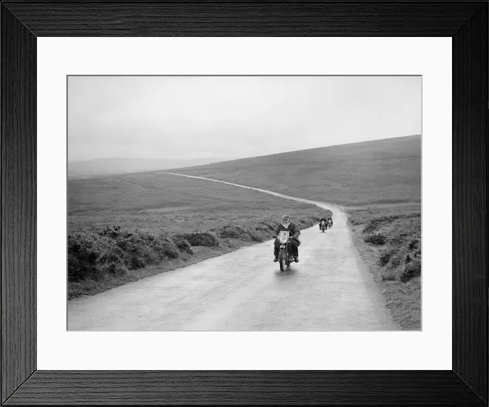 Framed Print : 493 cc Sunbeam of HAH Burgess, winner of a bronze award at the MCC Torquay Rally, July 1937 Framed Print : 493 cc Sunbeam of HAH Burgess, winner of a bronze award at the MCC Torquay Rally, July 1937