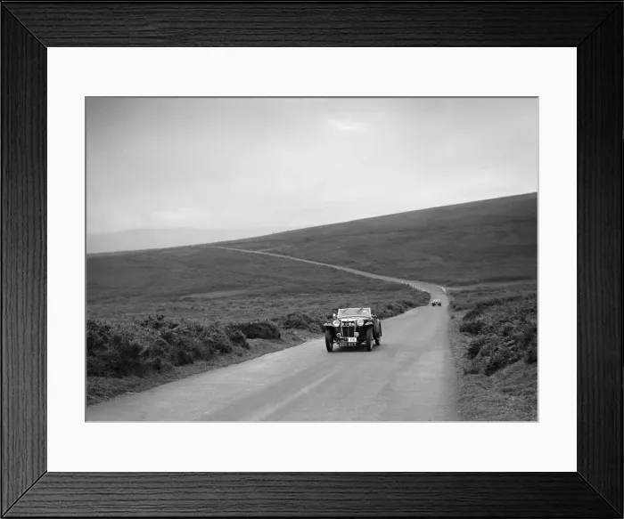 Framed Print : MG TA of JW Appleby, winner of a premier award at the MCC Torquay Rally, July 1937 Framed Print : MG TA of JW Appleby, winner of a premier award at the MCC Torquay Rally, July 1937