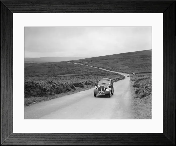 Framed Print : Fiat of HW Johnson, winner of a silver award at the MCC Torquay Rally, July 1937 Framed Print : Fiat of HW Johnson, winner of a silver award at the MCC Torquay Rally, July 1937