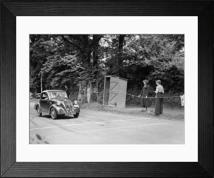 Framed Print : Fiat of HW Johnson, winner of a silver award at the MCC Torquay Rally, July 1937 Framed Print : Fiat of HW Johnson, winner of a silver award at the MCC Torquay Rally, July 1937