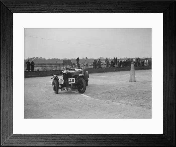 Framed Print : AC 16 / 66 competing in the JCC Rally, Brooklands, Surrey, 1939. Artist: Bill Brunell Framed Print : AC 16 / 66 competing in the JCC Rally, Brooklands, Surrey, 1939. Artist: Bill Brunell
