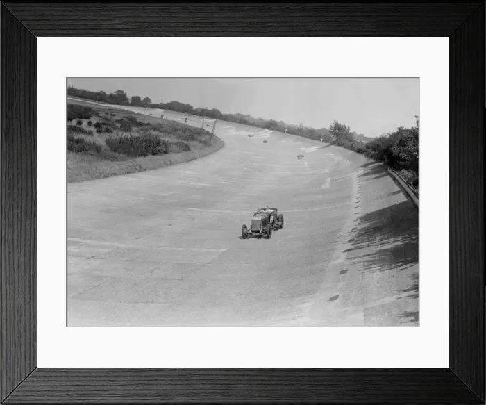 Framed Print : GL Bakers Minerva on Byfleet Banking, BARC meeting, Brooklands, Surrey, 1933. Artist Framed Print : GL Bakers Minerva on Byfleet Banking, BARC meeting, Brooklands, Surrey, 1933. Artist