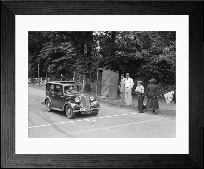 Framed Print : GK Colliers Wolseley Wasp, winner of a silver award at the MCC Torquay Rally, July 1937 Framed Print : GK Colliers Wolseley Wasp, winner of a silver award at the MCC Torquay Rally, July 1937