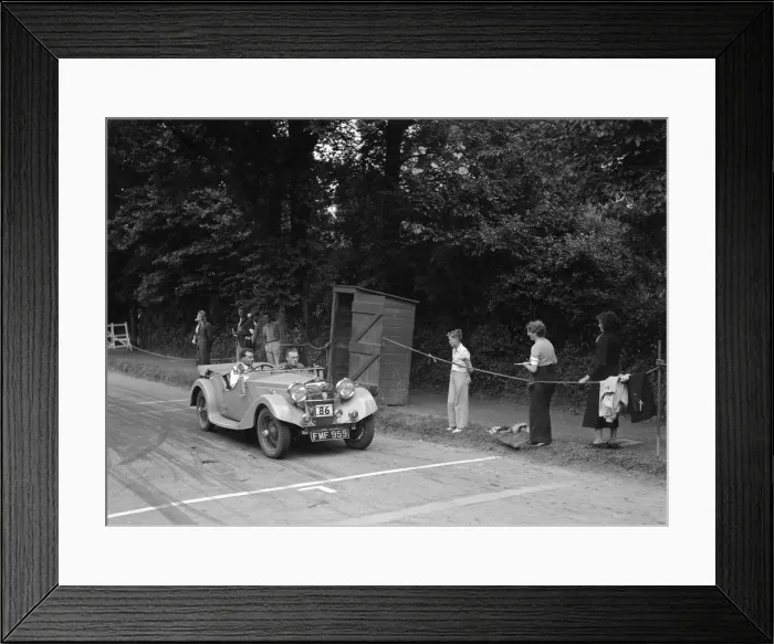 Framed Print : MG Shoreys Riley Lynx, winner of a bronze award at the MCC Torquay Rally, July 1937 Framed Print : MG Shoreys Riley Lynx, winner of a bronze award at the MCC Torquay Rally, July 1937