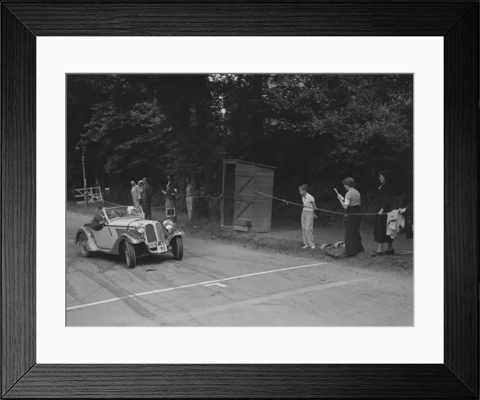 Framed Print : Frazer-Nash BMW 319  /  55 of LG Johnson, winner of a premier award at the MCC Torquay Rally, July 1937