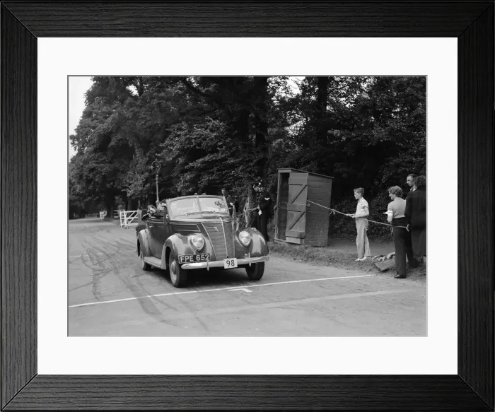 Framed Print : ADC Gordons Ford V8, winner of a silver award at the MCC Torquay Rally, July 1937 Framed Print : ADC Gordons Ford V8, winner of a silver award at the MCC Torquay Rally, July 1937