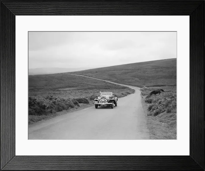 Framed Print : DG Silcocks Jensen V8, winner of a bronze award at the MCC Torquay Rally, July 1937 Framed Print : DG Silcocks Jensen V8, winner of a bronze award at the MCC Torquay Rally, July 1937