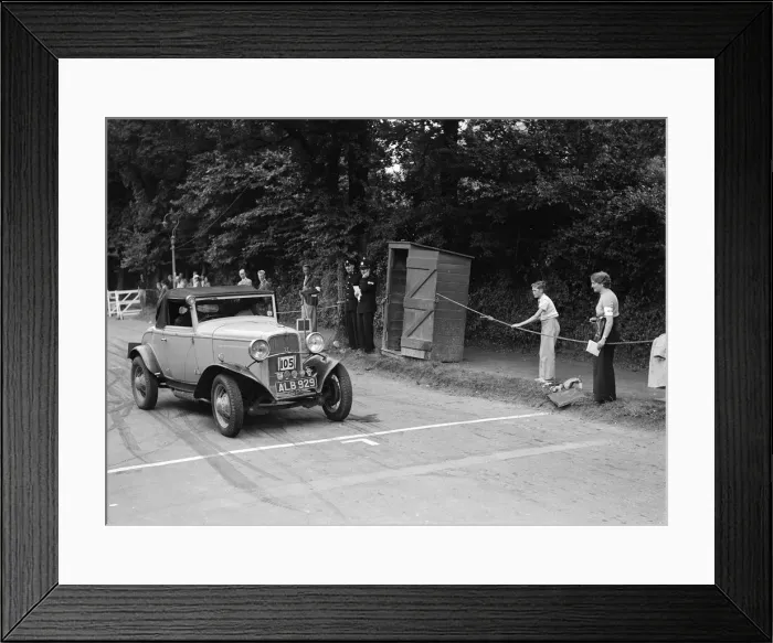 Framed Print : Ford V8 of WCN Norton, winner of a silver award at the MCC Torquay Rally, July 1937