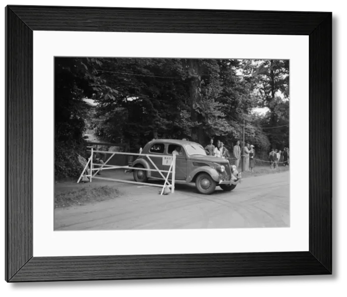 Framed Print : Ford V8 of J Whalley, winner of a bronze award at the MCC Torquay Rally, July 1937 Framed Print : Ford V8 of J Whalley, winner of a bronze award at the MCC Torquay Rally, July 1937