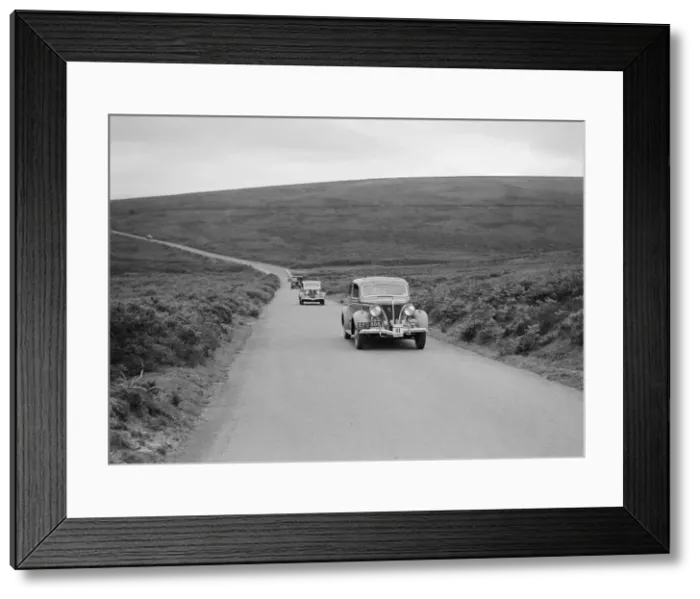 Framed Print : Ford V8s of Viscount Chetwynd and J Whalley competing at the MCC Torquay Rally, July 1937 Framed Print : Ford V8s of Viscount Chetwynd and J Whalley competing at the MCC Torquay Rally, July 1937