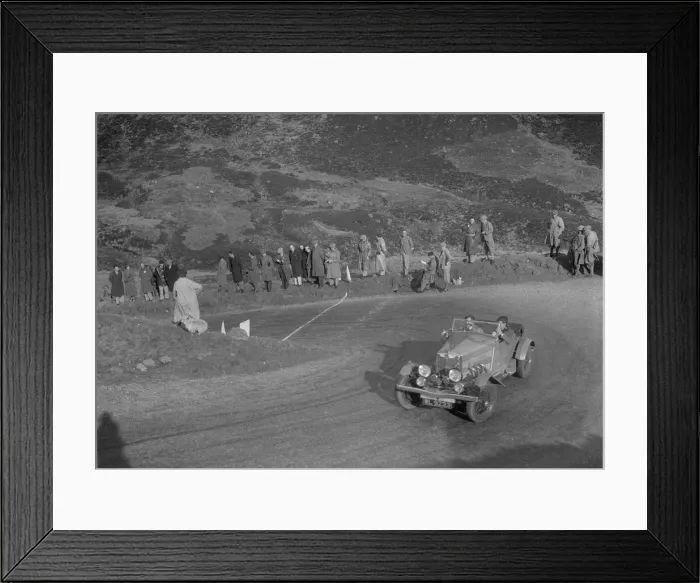 Framed Print : MG 18 / 80 open 4-seater tourer of GM Cavendish, RSAC Scottish Rally, Devils Elbow, Glenshee, 1934 Framed Print : MG 18 / 80 open 4-seater tourer of GM Cavendish, RSAC Scottish Rally, Devils Elbow, Glenshee, 1934