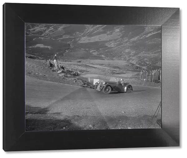 Singer Le Mans 2-seater competing in the RSAC Scottish Rally, Devils Elbow, Glenshee, 1934